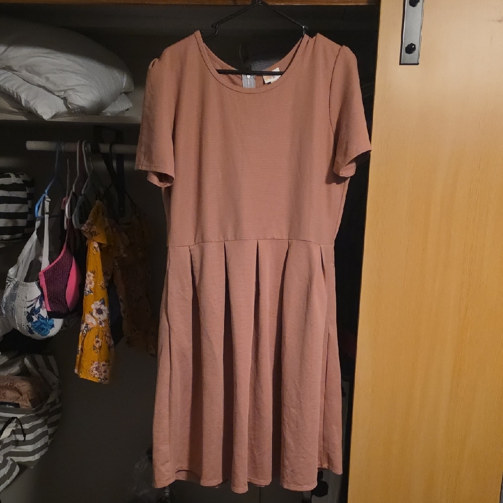LuLaRoe Blush Pink Mini Dress